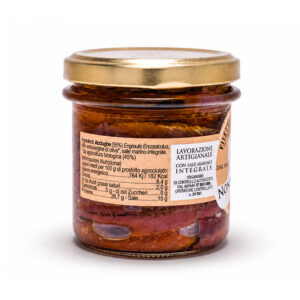 Alternative view of Filetti di Acciughe tradizionali all'olio extravergine di oliva biologico - 160 g